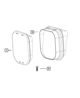 68223622aa Mopar Genuine Exhauster Bezel Right Rear