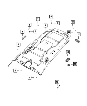 68236750aa Mopar Genuine U Type Clip