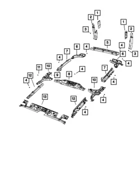 68316009aa Mopar Genuine U Type Clip