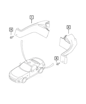 6ld80u0daa Mopar Genuine Quarter Upper Panel Right