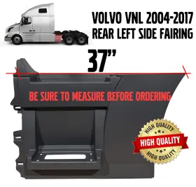 Vfa024 Mr Quality Rear Step Side Fairing Panel For Volvo Vnl 2004-2017 Driver Left 25 1/2 Inch