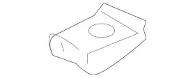 01241-00791 Nissan Genuine Wheelhouse Liner U-nut