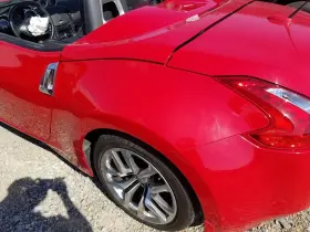 160-50653l Nissan 10-19 370z Oem Driver Left Quarter Panel Cut Red Roadster Convertible
