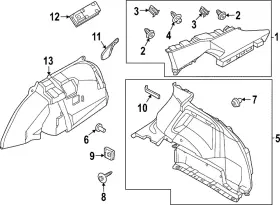 74974-5mp0a Nissan Genuine Insulator