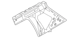76630-6ra0a Nissan Genuine Upper Panel