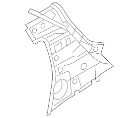 76631-5sa0a Nissan Genuine Inner Pillar 76631-5sa0a Nissan Genuine Inner Pillar