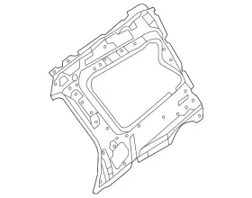 76631-9pa0a Nissan Genuine Inner Panel