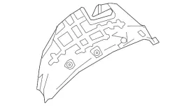 76749-5rl0a Nissan Genuine Wheelhouse Liner