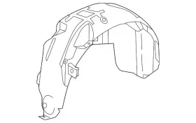 76749-9pr0a Nissan Genuine Wheelhouse Liner