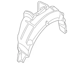 76749-zx50a Nissan Genuine Quarter Panel Splash Shield