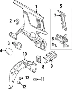 76804-5ta0a Nissan Genuine Pressure Vent