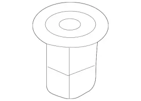 76848-51s00 Nissan Genuine Vent Grille Grommet 76848-51s00 Nissan Genuine Vent Grille Grommet