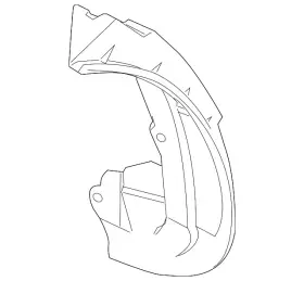 78818-ca000 Nissan Genuine Wheelhouse Liner