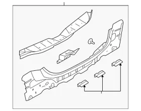 79110-jm00c Nissan Genuine Rear Body Panel