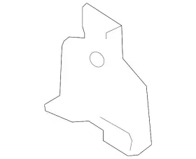 84963-4cl0a Nissan Genuine Lower Quarter Trim Front Bracket