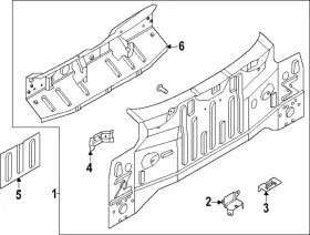 85042-6gp0a Nissan Genuine Outer Bracket