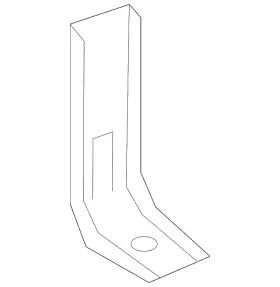 85048-1ja0a Nissan Genuine Rear Body Panel Support Bracket