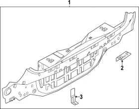 85240-5mp0a Nissan Genuine Rear Body Panel Upper Retainer