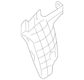 93830-ez00a Nissan Genuine Rear Shield