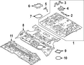 G45a0-7jama Nissan Genuine Stay Bracket