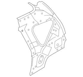 G6630-9mema Nissan Genuine Inner Pillar