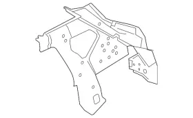 G66d1-5aaab Nissan Genuine Quarter Pillar