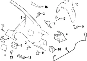 G8117-6cama Nissan Genuine Quarter Extension