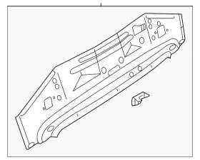 G9100-5rlma Nissan Genuine Rear Body Panel
