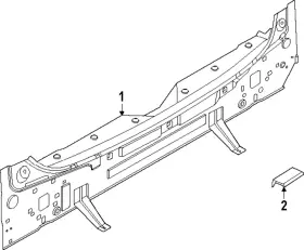 G9100-7lgma Nissan Genuine Rear Body Panel