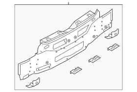 G9110-1kemj Nissan Genuine Rear Body Panel