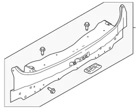 G9110-5asaa Nissan Genuine Rear Body Panel