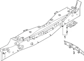G9110-6rrmb Nissan Genuine Rear Body Panel G9110-6rrmb Nissan Genuine Rear Body Panel