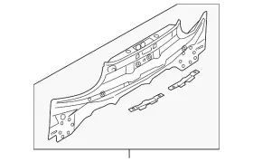 G9110-jf3ma Nissan Genuine Rear Body Panel