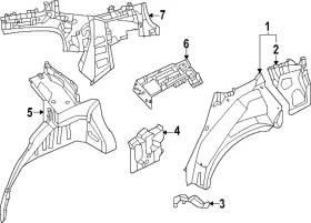G9432-6lbma Nissan Genuine Shelf Extension