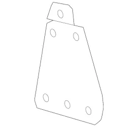K8839-3jama Nissan Genuine Blind Spot Radar Bracket