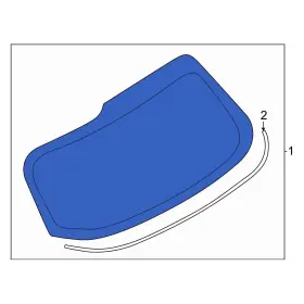 903007ba0a Nissan Oe Rear Liftgate Glass