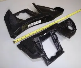 8779752 Nos 4sp 4 70 71 72 Chevy Chevelle Station Wagon Rear Quarter Tail-light Extension Set
