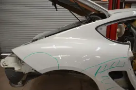 160-50242r Porsche Passenger Right Rear Quarter Panel Fits 06-08 Cayman Short Cut