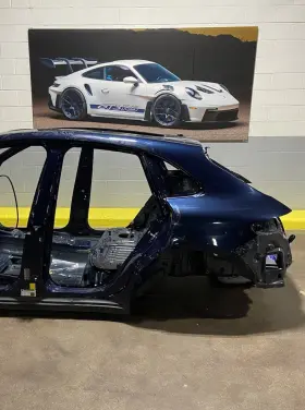 95b809029ygrv Porsche 2015-2025 Macan S 95b Rear Left Quarter Panel Body Structure Cut Oem