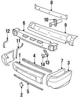 Porsche 964-505-164-01-g2x Genuine Corner