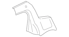 970-502-747-00-grv Porsche Genuine Inner Panel Assembly