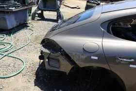 97050396600-23428 Porsche 2010-2013 Panamera Rear Quarter Panel Right Topaz Brown Oem Used