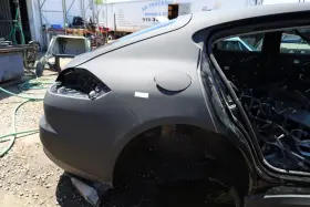 97050396601-23291 Porsche 2014-2016 Panamera Rear Quarter Panel Left Black Oem Used