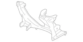 98133105208 Porsche Genuine Boxster Right Side Panel Axle Carrier New