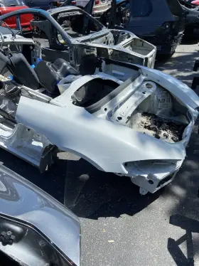 982809085ygrv Porsche 2017-2025 718 Boxster Rear Left Quarter Panel Structure Cut Oem Note