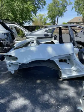 982809086ygrv Porsche 2017-2025 718 Boxster Rear Right Quarter Panel Structure Cut White Oem