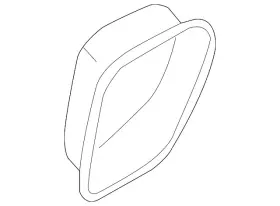 986-504-562-03-g2x Porsche Genuine 2003-2004 Boxster - Outer Duct