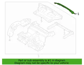 Porsche 991-502-409-04-grv Genuine 911 Rear Upper Body Panel