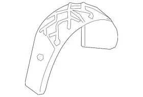 9y0-810-908-c Porsche Genuine Wheelhouse Liner