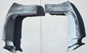 Cz9b-6528518 Rh 1969 Ford Mustang Pair Of Quarter Panel Extensions And Lh